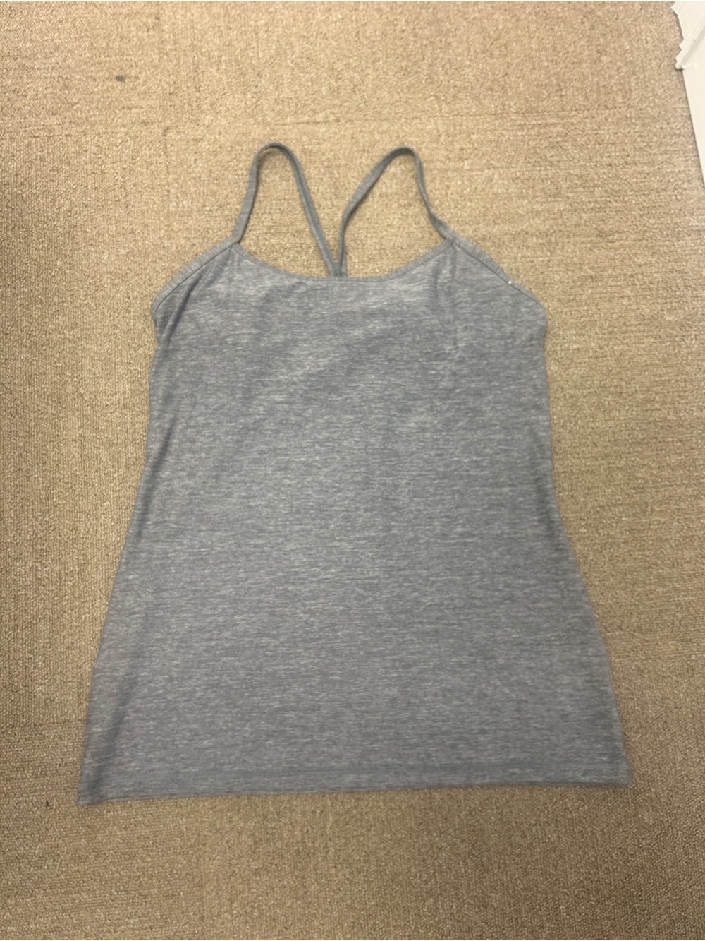 Lululemon Women’s Power Y Tank Heather Grey